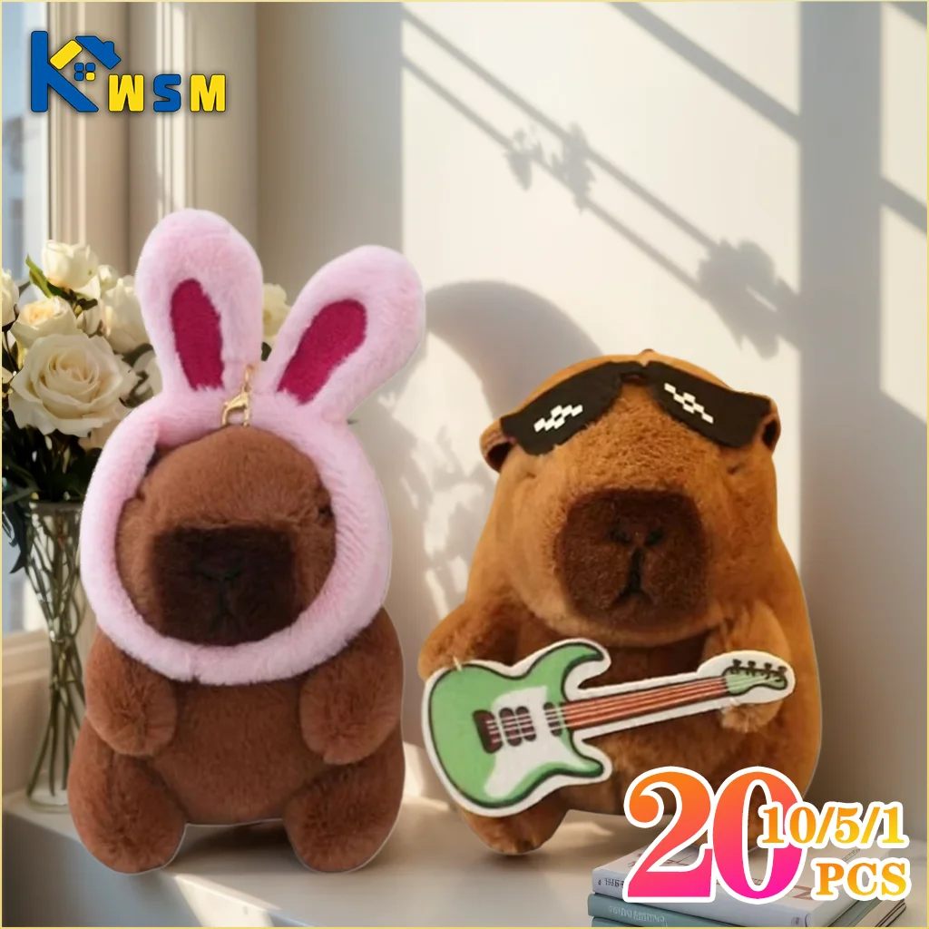 1-20PCS Band Kapybara Plush Doll Pendant Easter Cute Bunny Capybara Keychain Bag Charm Children's Holiday Birthday Gift
1-20PCS Band Kapybara Plush Doll Pendant Easter Cute Bunny Capybara Keychain Bag Charm Children's Holiday Birthday Gift