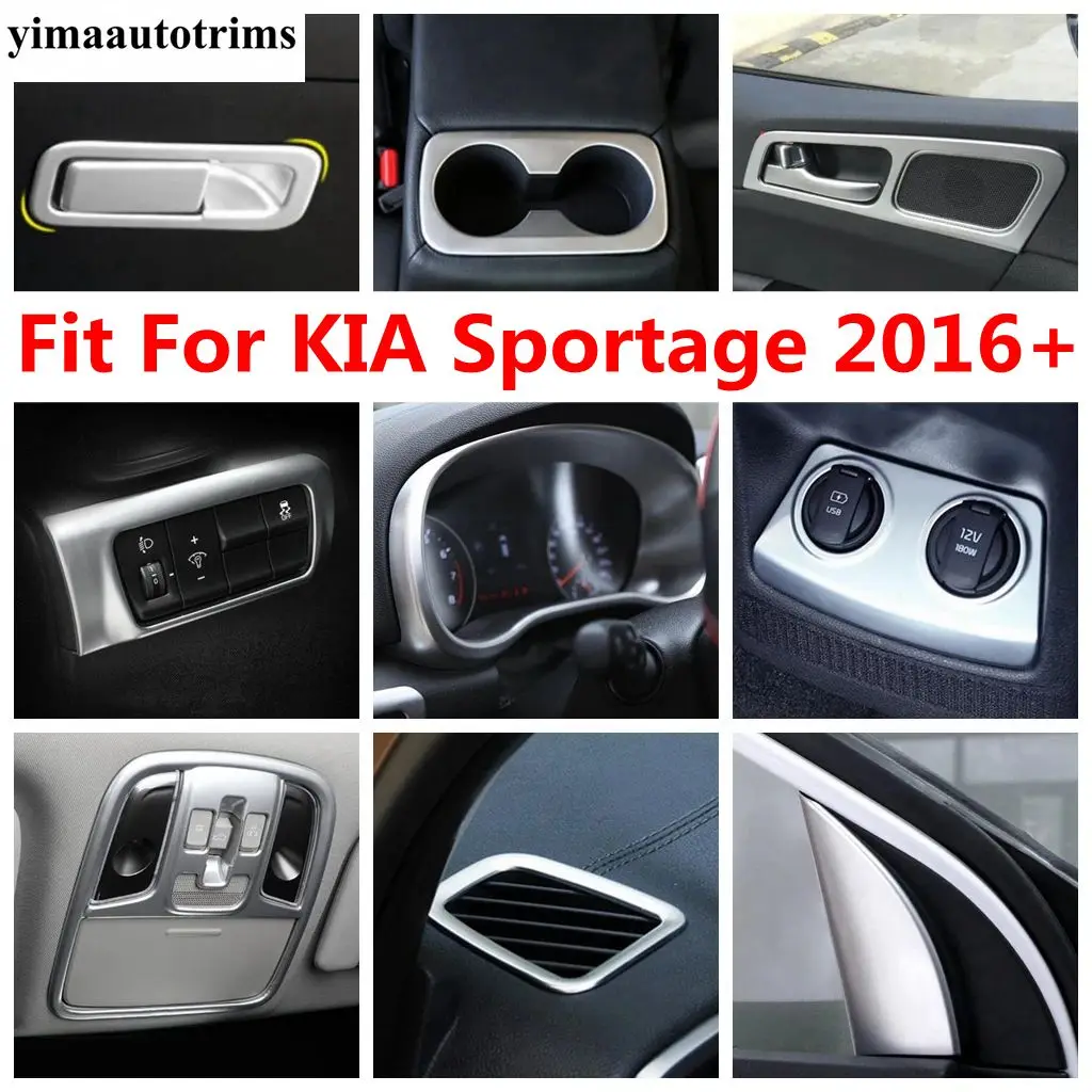 Reading Lamp Light / Pillar A Frame / Dashboard Frame / Handle Bowl Cover Trim Matte Accessories For Kia Sportage 2016 - 2020
Reading Lamp Light / Pillar A Frame / Dashboard Frame / Handle Bowl Cover Trim Matte Accessories For Kia Sportage 2016 - 2020