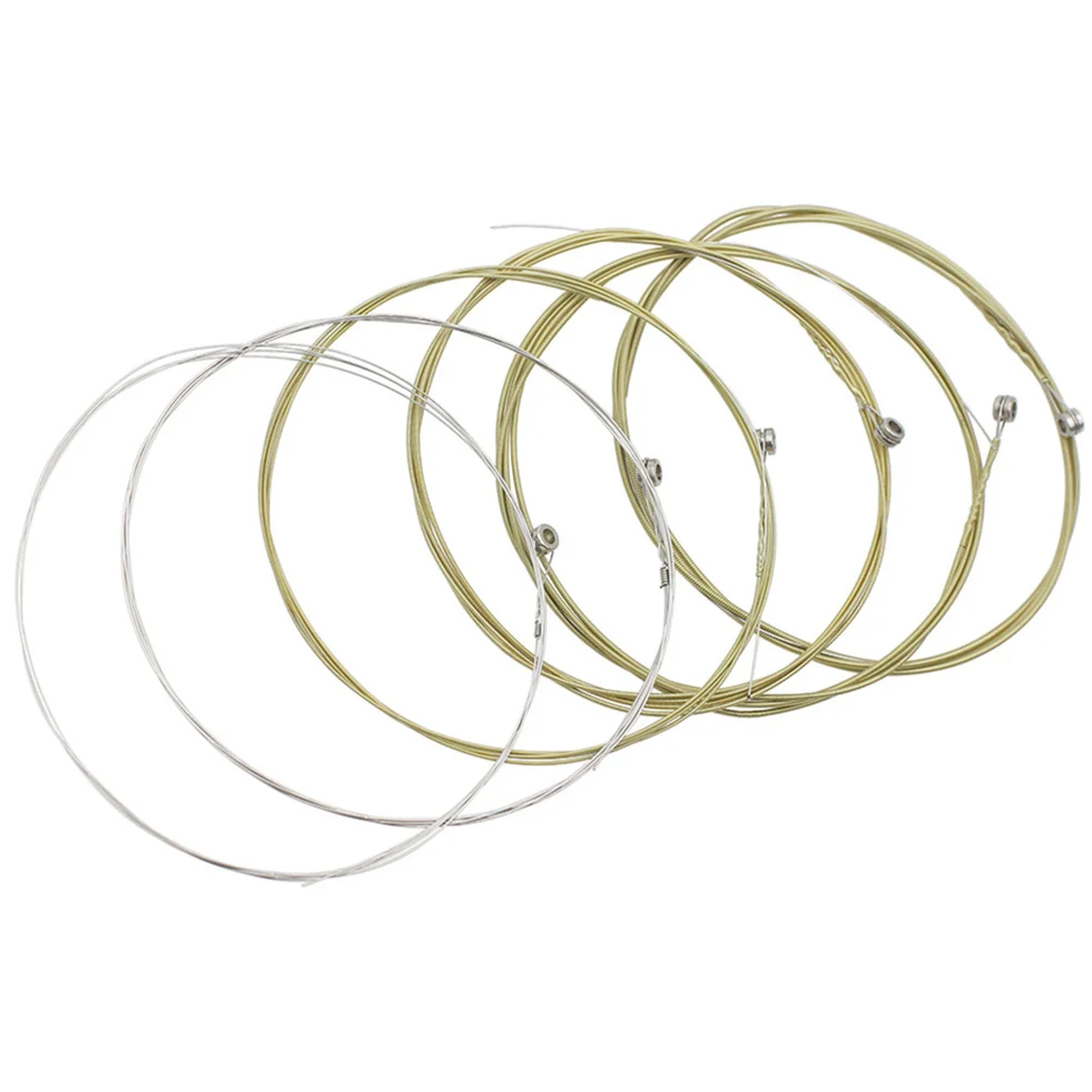 6pcs Stainless Steel Acoustic Strings Set for Folk Guitar Smooth Clear Sound Metal Strings Guitar Accessories
6pcs Stainless Steel Acoustic Strings Set for Folk Guitar Smooth Clear Sound Metal Strings Guitar Accessories
