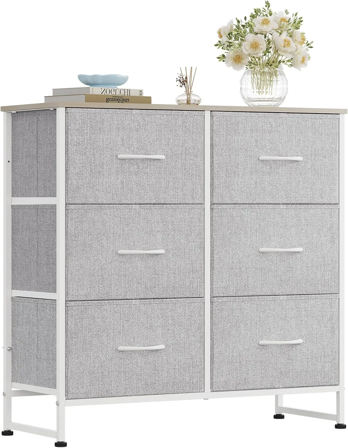 Fabric Dresser for Bedroom, 6 Drawer Double Dresser, Closet Dresser with Fabric Bins, Chest of Drawers for Closet, Living Roo
Fabric Dresser for Bedroom, 6 Drawer Double Dresser, Closet Dresser with Fabric Bins, Chest of Drawers for Closet, Living Roo