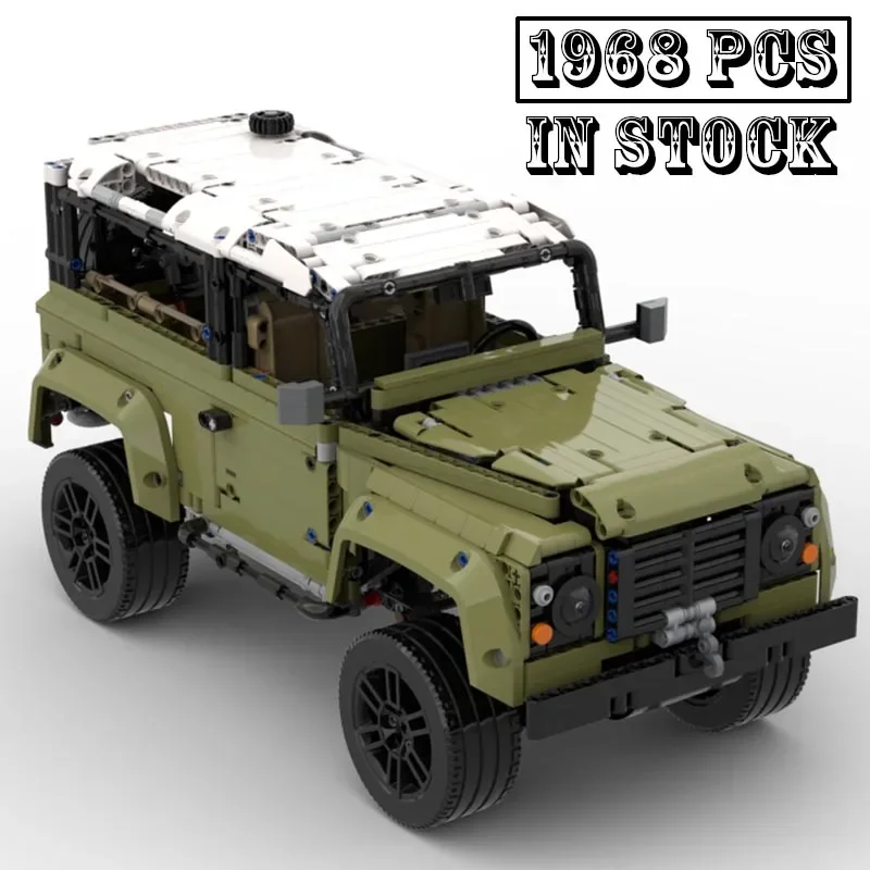 New MOC-153615 Supercar Rover Off-Road Defender 90 Vehicle Car Model Building Blocks Bricks Toys for Kids Boys Birthday Gifts
New MOC-153615 Supercar Rover Off-Road Defender 90 Vehicle Car Model Building Blocks Bricks Toys for Kids Boys Birthday Gifts