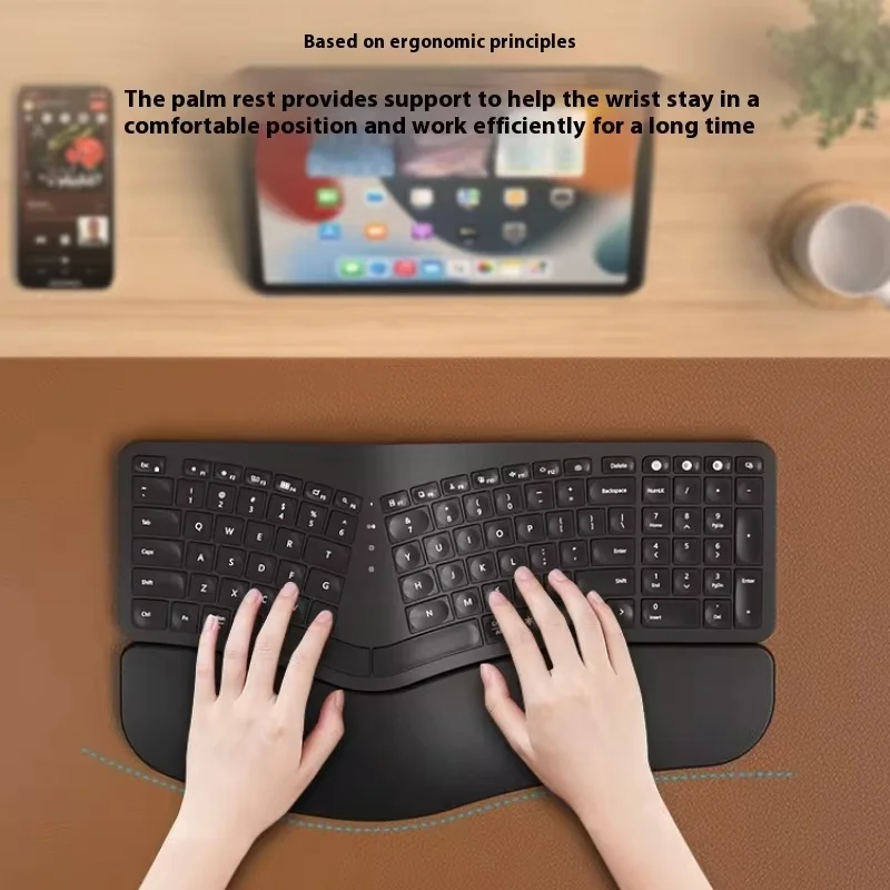 Bow Three Mode Wireless Bluetooth Ergonomic Keyboard Laptop Desktop Computer Business Office Keyboard And Mouse Set Gift
Bow Three Mode Wireless Bluetooth Ergonomic Keyboard Laptop Desktop Computer Business Office Keyboard And Mouse Set Gift