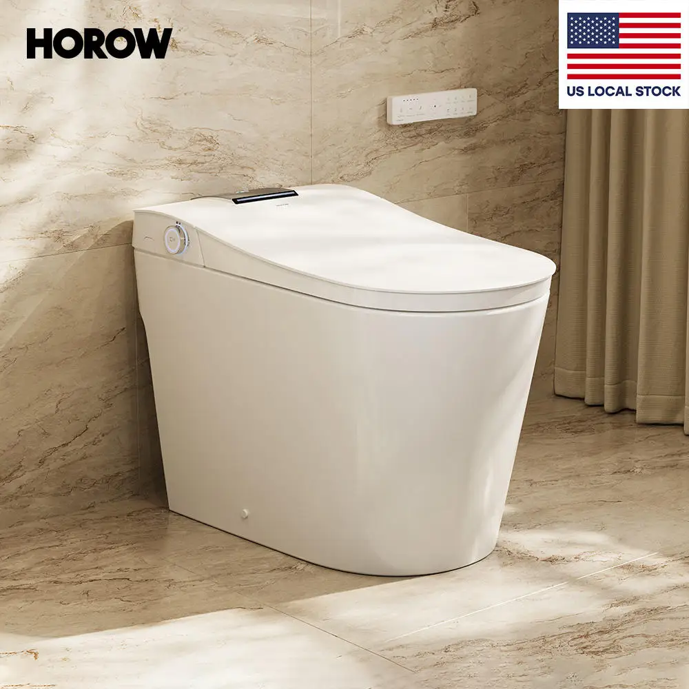 HOROW T39 Retail Listed, Inquire for Wholesale: US Local Stock Smart Toilet with Built-In Tank & Pump, ADA Dual Flush
HOROW T39 Retail Listed, Inquire for Wholesale: US Local Stock Smart Toilet with Built-In Tank & Pump, ADA Dual Flush