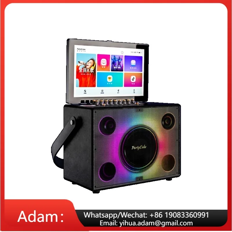 Подставка Портативный сенсорный экран Partycube 14,1 дюйма Smart K-song Entertainment Караоке Bluetooth Водонепроницаемый уличный садовый динамик
Подставка Портативный сенсорный экран Partycube 14,1 дюйма Smart K-song Entertainment Караоке Bluetooth Водонепроницаемый уличный садовый динамик