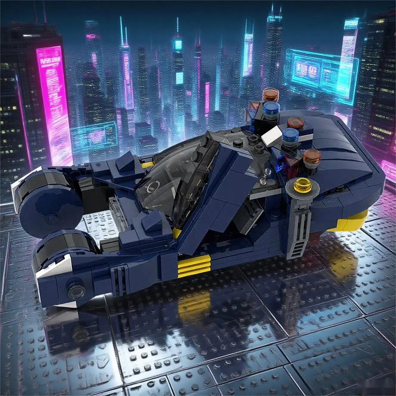 Movie Car Model MOC 1982 City Retro Flying Car Building Blocks Set Technology Assemble Holiday Gifts DIY Puzzle Toys Ornaments
Movie Car Model MOC 1982 City Retro Flying Car Building Blocks Set Technology Assemble Holiday Gifts DIY Puzzle Toys Ornaments