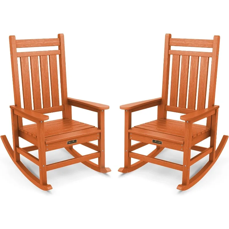 Outdoor Rocking Chair Set for Porch (Chair Set of 2, Light Orange)
Outdoor Rocking Chair Set for Porch (Chair Set of 2, Light Orange)