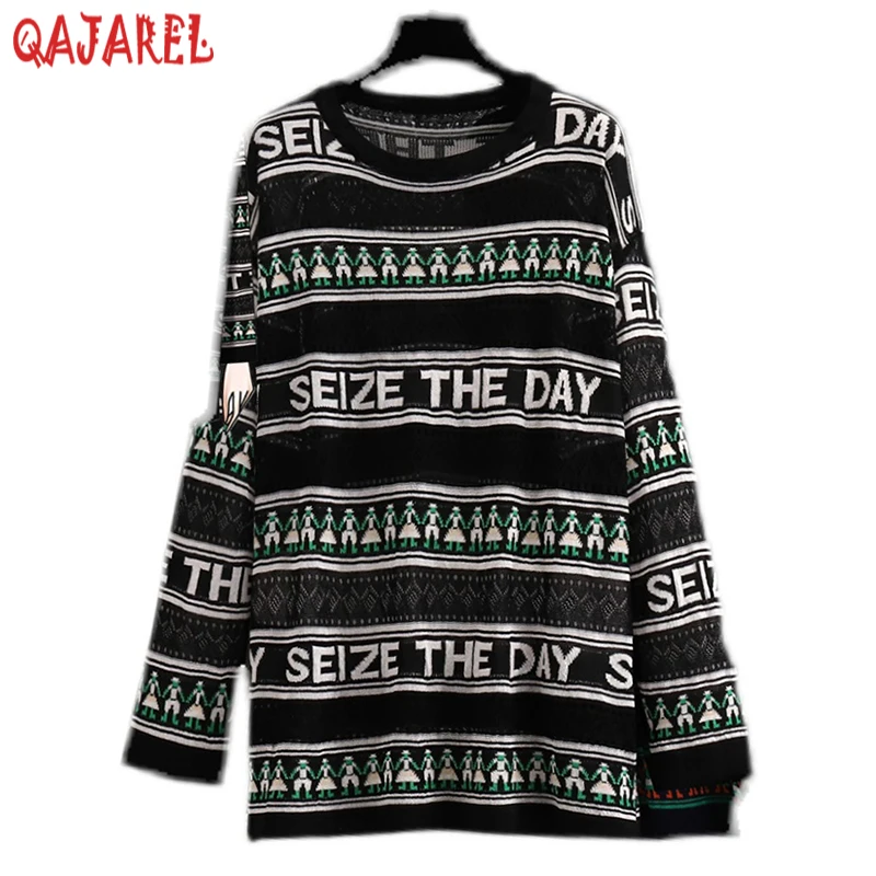 2024 Print Knitted Cotton Thick Warm Pullovers Autumn winter Long Sleeve Elegant Loose Sweaters Women Korean Vintage Sweaters
2024 Print Knitted Cotton Thick Warm Pullovers Autumn winter Long Sleeve Elegant Loose Sweaters Women Korean Vintage Sweaters