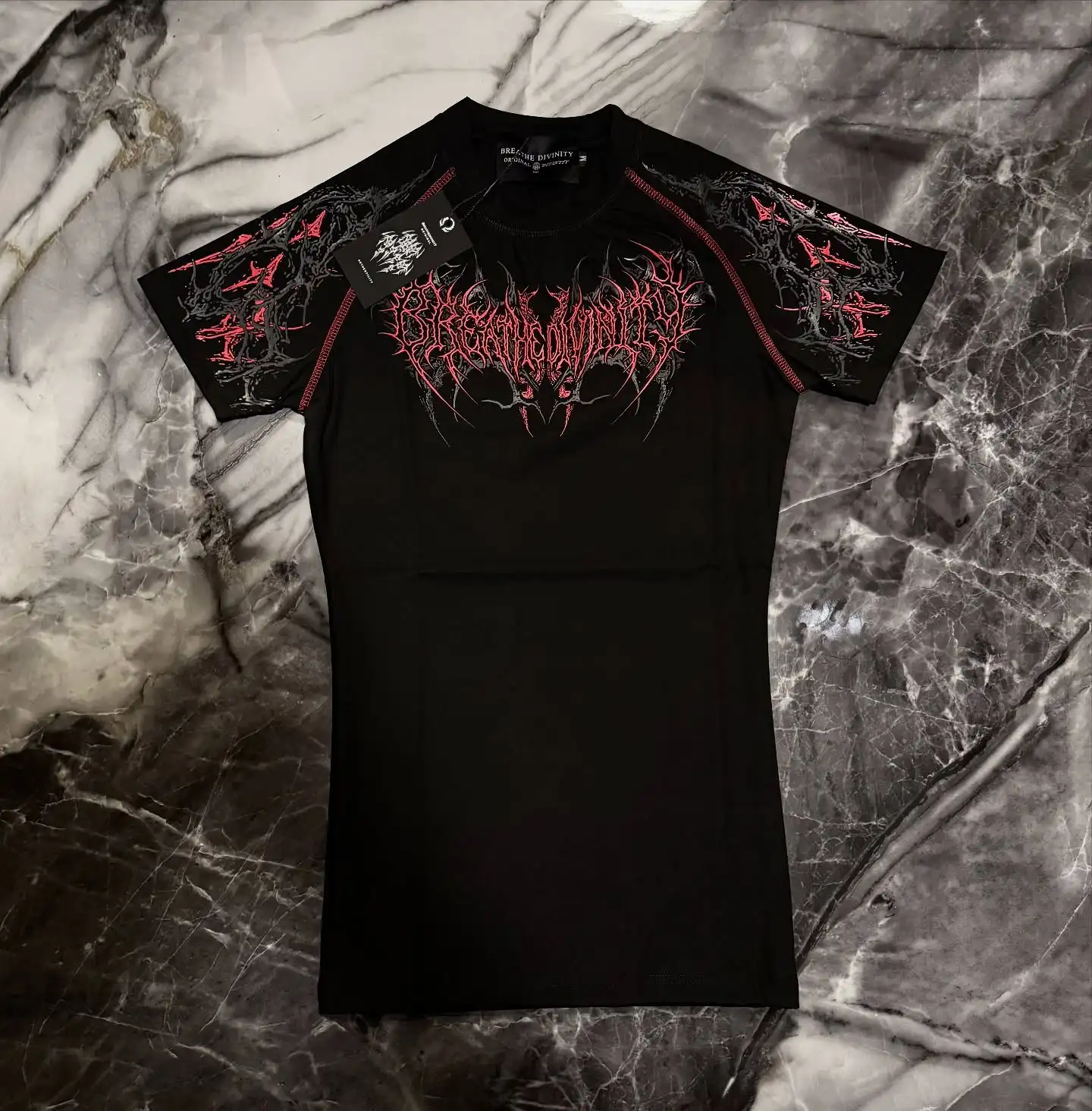 Sports gothic dark men and women tight fitting high elasticity fitness quick drying high elasticity gym T-shirt short sleeved
Sports gothic dark men and women tight fitting high elasticity fitness quick drying high elasticity gym T-shirt short sleeved