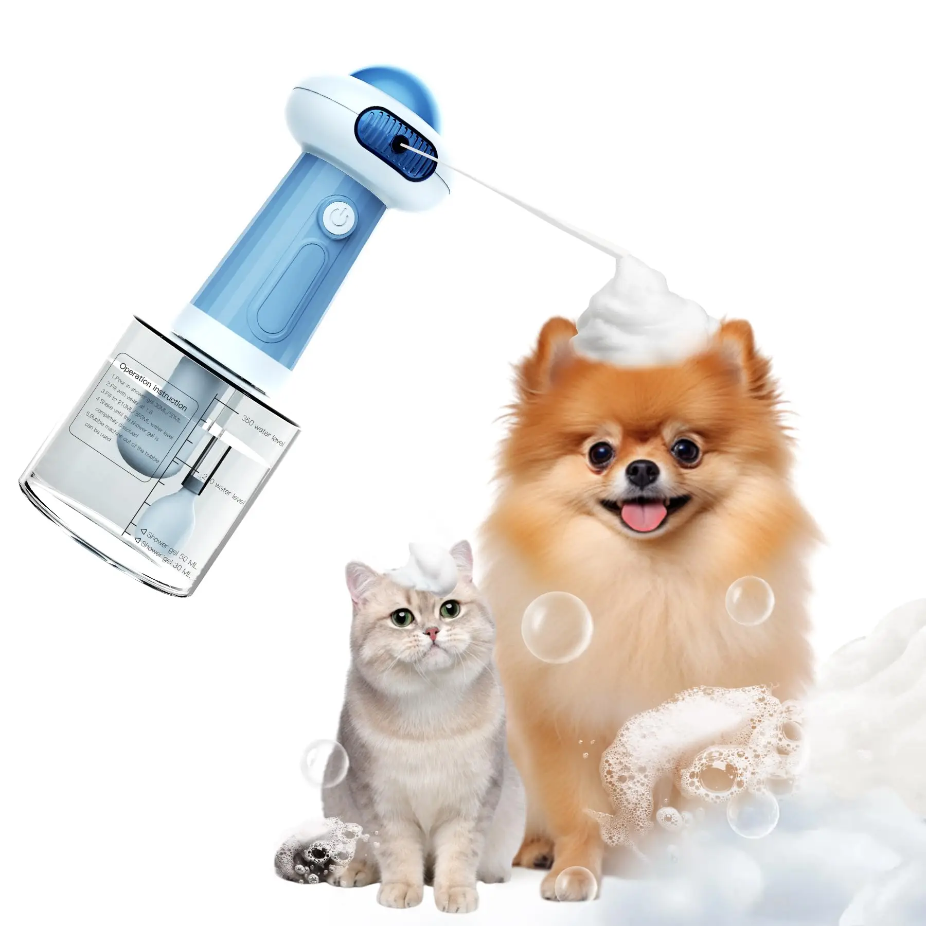 Upgrade Waterproof Electric Dog Shower With Automatic Soap Dispenser Pet Deep Cleaning Grooming Bubble Machine
Upgrade Waterproof Electric Dog Shower With Automatic Soap Dispenser Pet Deep Cleaning Grooming Bubble Machine
