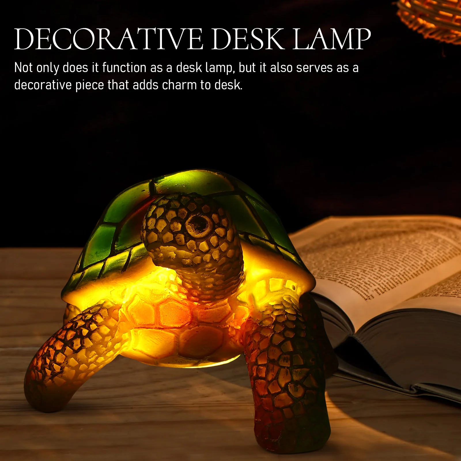 Animal Turtle Desk Lamp Resin Night Light LED Warm Illumination Bedroom Decor Table Lamp Beside Figurine Stained
Animal Turtle Desk Lamp Resin Night Light LED Warm Illumination Bedroom Decor Table Lamp Beside Figurine Stained
