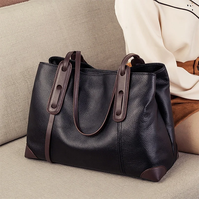Nesitu A4 Top Grain Lichee Genuine Leather Women Handbag Shoulder Bag Large Capacity Soft Cowhide Pacthwork Female Tote M4228
Nesitu A4 Top Grain Lichee Genuine Leather Women Handbag Shoulder Bag Large Capacity Soft Cowhide Pacthwork Female Tote M4228