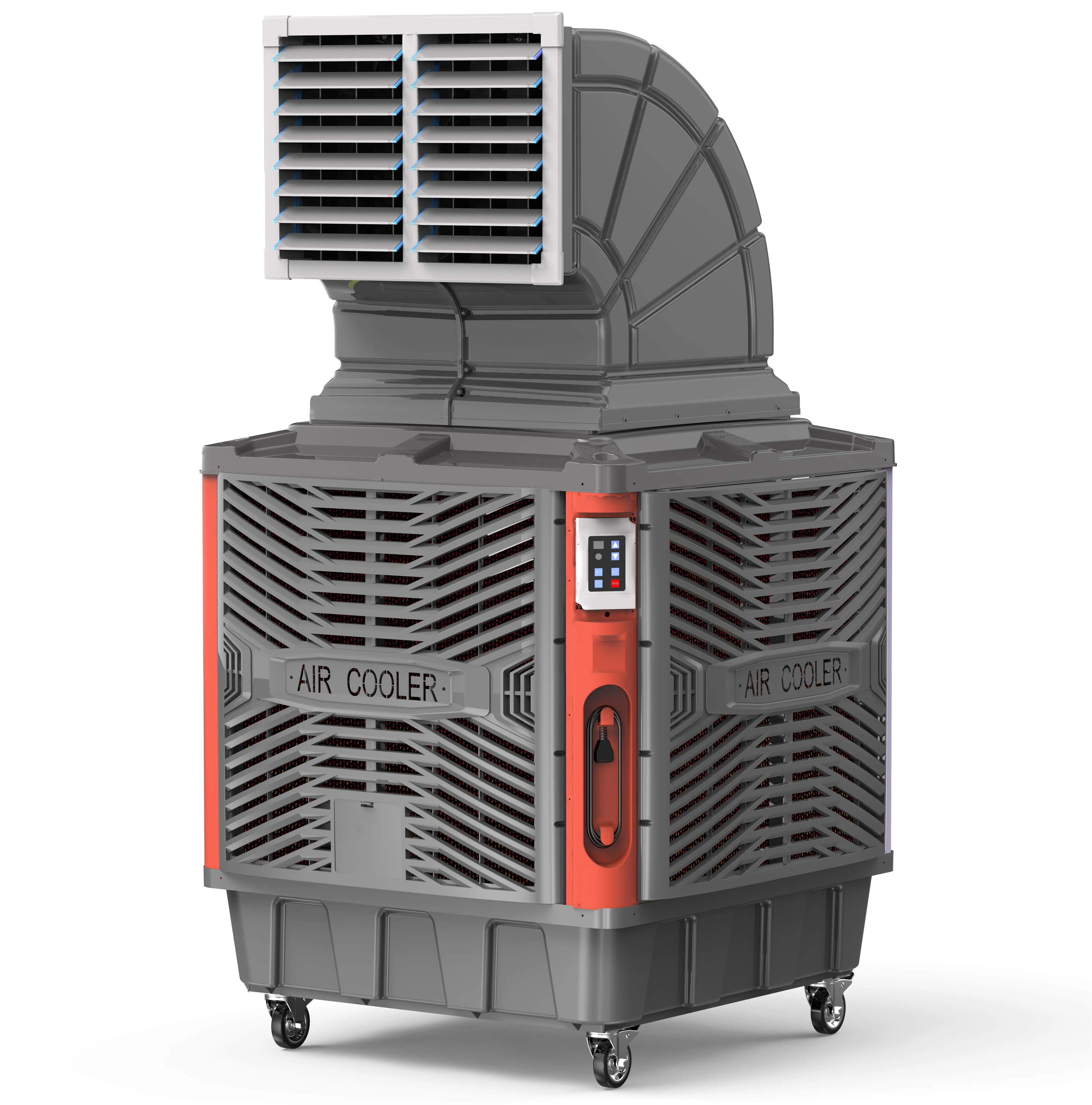 Multi-speeds Adjustment Industrial Portable Air Cooler Evaporative Water Cooler air Conditioner with Big Water Tank
Multi-speeds Adjustment Industrial Portable Air Cooler Evaporative Water Cooler air Conditioner with Big Water Tank