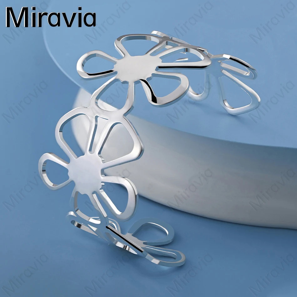 Miravia 925 Sterling Silver Flower Open Bracelet Woman Charm Fashion Engagement Jewelry
Miravia 925 Sterling Silver Flower Open Bracelet Woman Charm Fashion Engagement Jewelry