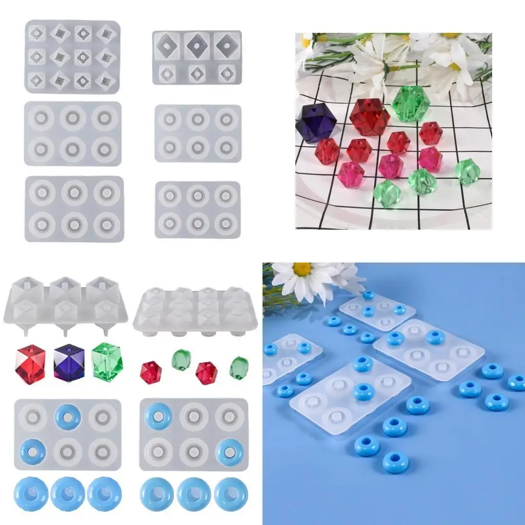 91AF Earrings Pendants Silicone Molds UV Epoxy Resin Mold Beads Casting Mould for DIY Jewelry Making Necklace Bracelet Tool
91AF Earrings Pendants Silicone Molds UV Epoxy Resin Mold Beads Casting Mould for DIY Jewelry Making Necklace Bracelet Tool