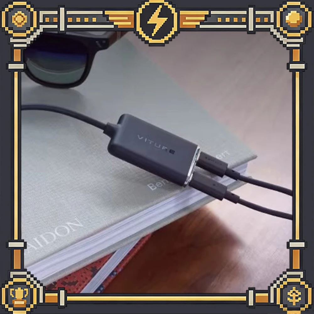 Адаптер для зарядки VITURE Extended Charging Adapter Standard Edition с поддержкой 3D-видео, подходит для устройств USB-C, таких как Switch и Steam Deck.
Адаптер для зарядки VITURE Extended Charging Adapter Standard Edition с поддержкой 3D-видео, подходит для устройств USB-C, таких как Switch и Steam Deck.