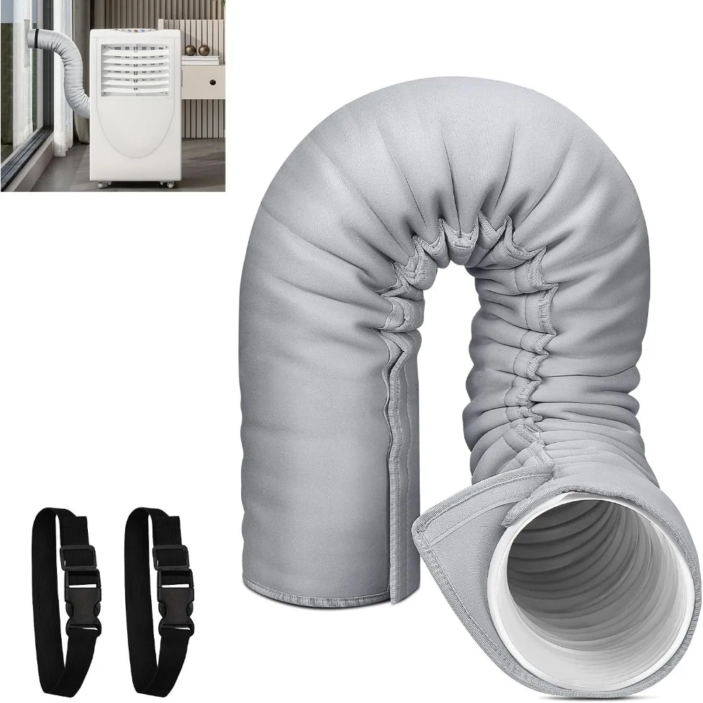Portable AC Hose Insulation Sleeve – Exhaust Duct Vent Cover, Fits 5" & 5.9" Diameter, PVC Insulated Protector
Portable AC Hose Insulation Sleeve – Exhaust Duct Vent Cover, Fits 5" & 5.9" Diameter, PVC Insulated Protector
