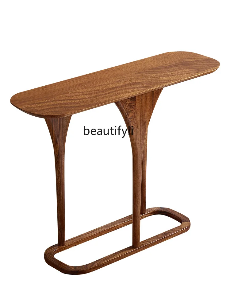 All solid wood entrance table Modern simple long case Ebony wood Italian light luxury wall narrow table
All solid wood entrance table Modern simple long case Ebony wood Italian light luxury wall narrow table