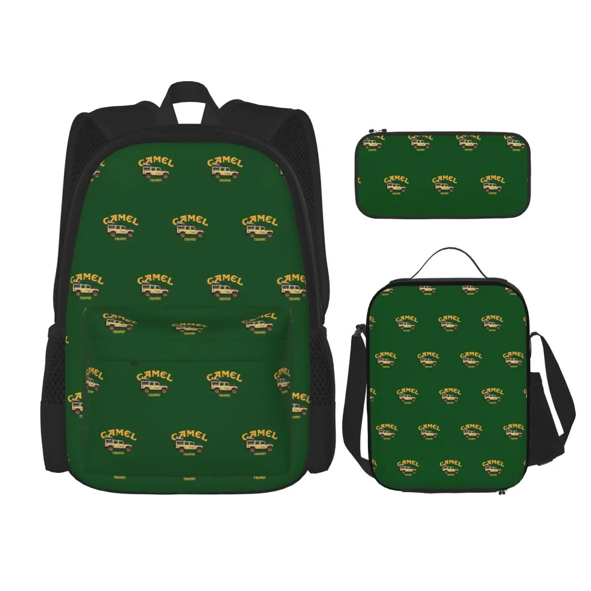 Camel Trophy Defender Backpacks Boys Girls Bookbag Students School Bags Kids Rucksack Lunch Bag Pen Bag Three-Piece Set
Camel Trophy Defender Backpacks Boys Girls Bookbag Students School Bags Kids Rucksack Lunch Bag Pen Bag Three-Piece Set