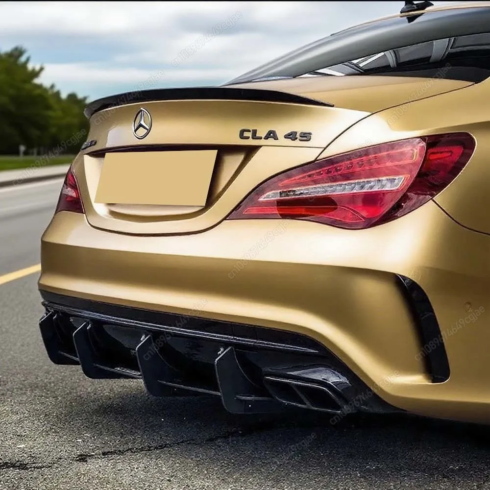 ABS Canards Body Kits Car Rear Bumper Diffuser Rear Side Splitters Spoiler Lip Trims For Mercedes Benz C117 CLA45 AMG 2016-2019
ABS Canards Body Kits Car Rear Bumper Diffuser Rear Side Splitters Spoiler Lip Trims For Mercedes Benz C117 CLA45 AMG 2016-2019