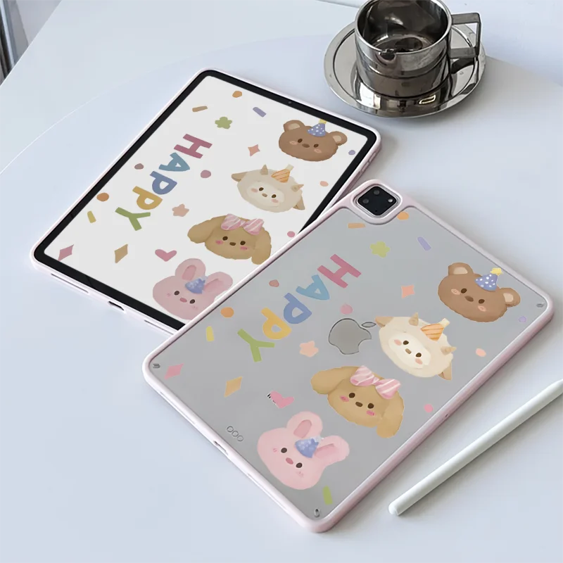 Cute Bear Rabbit Tablet Case For iPad Pro 11 12.9 13 M2 M4 M3 M5 Shell 8.3 9.7 10.2 5/6/7/8/9/10/11th Mini Air 2 3 4 5 6 7 Cover
Cute Bear Rabbit Tablet Case For iPad Pro 11 12.9 13 M2 M4 M3 M5 Shell 8.3 9.7 10.2 5/6/7/8/9/10/11th Mini Air 2 3 4 5 6 7 Cover