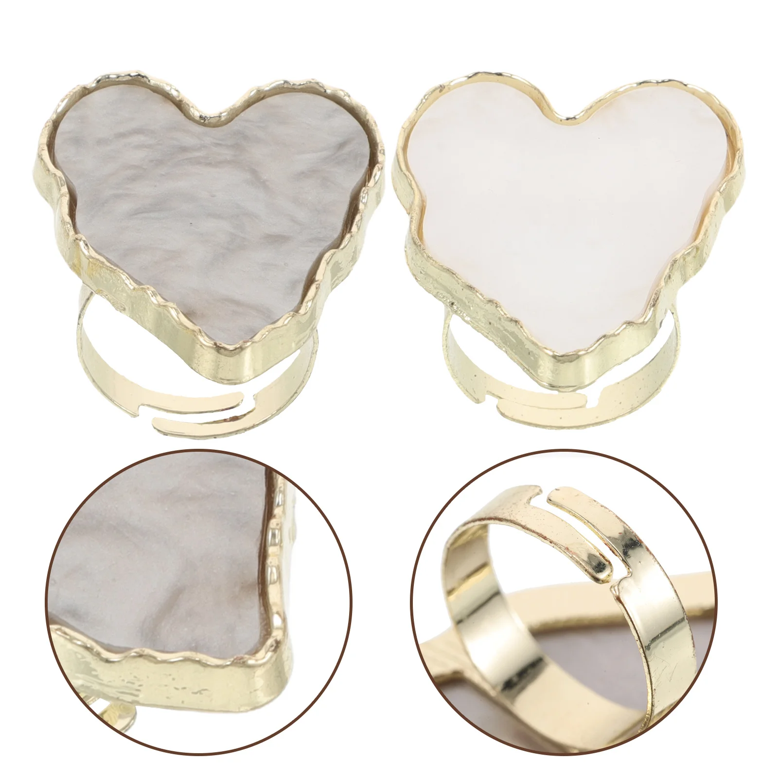 2Pcs Nail Art Palette Ring Heart Shape Resin Gel Polish Mixing Plate Tools Nail Salon DIY Manicure Accessories
2Pcs Nail Art Palette Ring Heart Shape Resin Gel Polish Mixing Plate Tools Nail Salon DIY Manicure Accessories