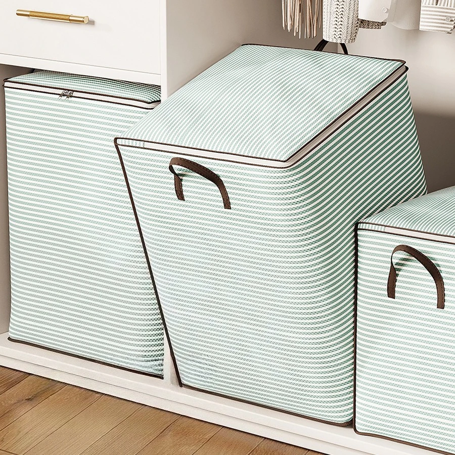 Foldable storage Box, Breathable Clothes Bedding Pillow Sheet Storage Bags with Zipper, Moving Quilt Large Capacity Storage Bins
Foldable storage Box, Breathable Clothes Bedding Pillow Sheet Storage Bags with Zipper, Moving Quilt Large Capacity Storage Bins