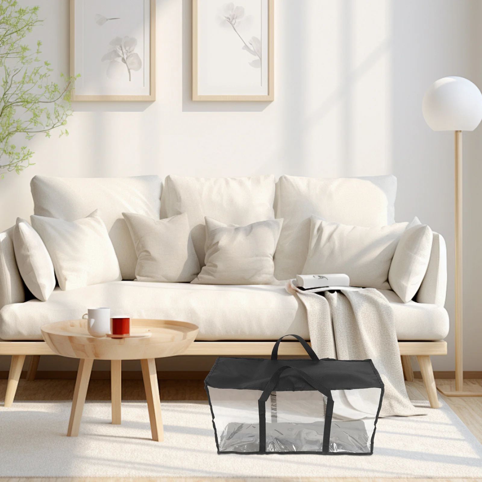 Portable Transparent PVC Book Storage Bag Waterproof Large Capacity Handheld Organizer for Travel School Document Makeup Storage
Portable Transparent PVC Book Storage Bag Waterproof Large Capacity Handheld Organizer for Travel School Document Makeup Storage