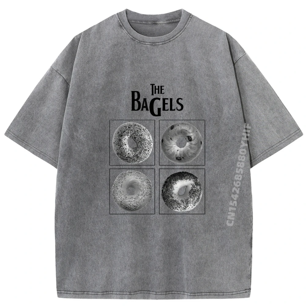 Woman Discount Tops Tees Graphic T-shirt Man Printed Tees The Bagels Funny Bagel Bread Tees Retro Washed Tees
Woman Discount Tops Tees Graphic T-shirt Man Printed Tees The Bagels Funny Bagel Bread Tees Retro Washed Tees