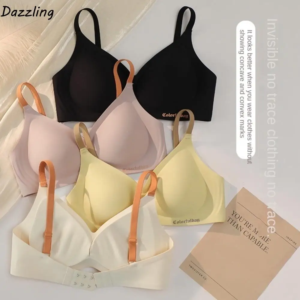 English Letter Wireless Deep V Bra Shockproof Anti-sagging Push Up Underwear Close-fitting Gathered Breasts Brassiere for Women
English Letter Wireless Deep V Bra Shockproof Anti-sagging Push Up Underwear Close-fitting Gathered Breasts Brassiere for Women