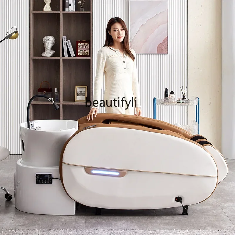 High-End Ceramic Basin Leather Full-Automatic Intelligent Electric Massage Shampoo Treatment Bed
High-End Ceramic Basin Leather Full-Automatic Intelligent Electric Massage Shampoo Treatment Bed