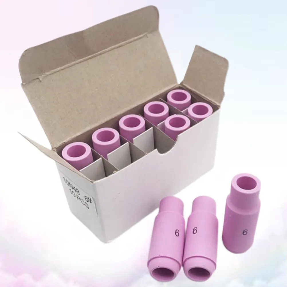 10Pcs Ceramic Welding Nozzle Argon Arc Low Burn Loss Long Service for Wp17 Wp18 Wp26 Professional Tig Torch Tig Welding Nozzle
10Pcs Ceramic Welding Nozzle Argon Arc Low Burn Loss Long Service for Wp17 Wp18 Wp26 Professional Tig Torch Tig Welding Nozzle