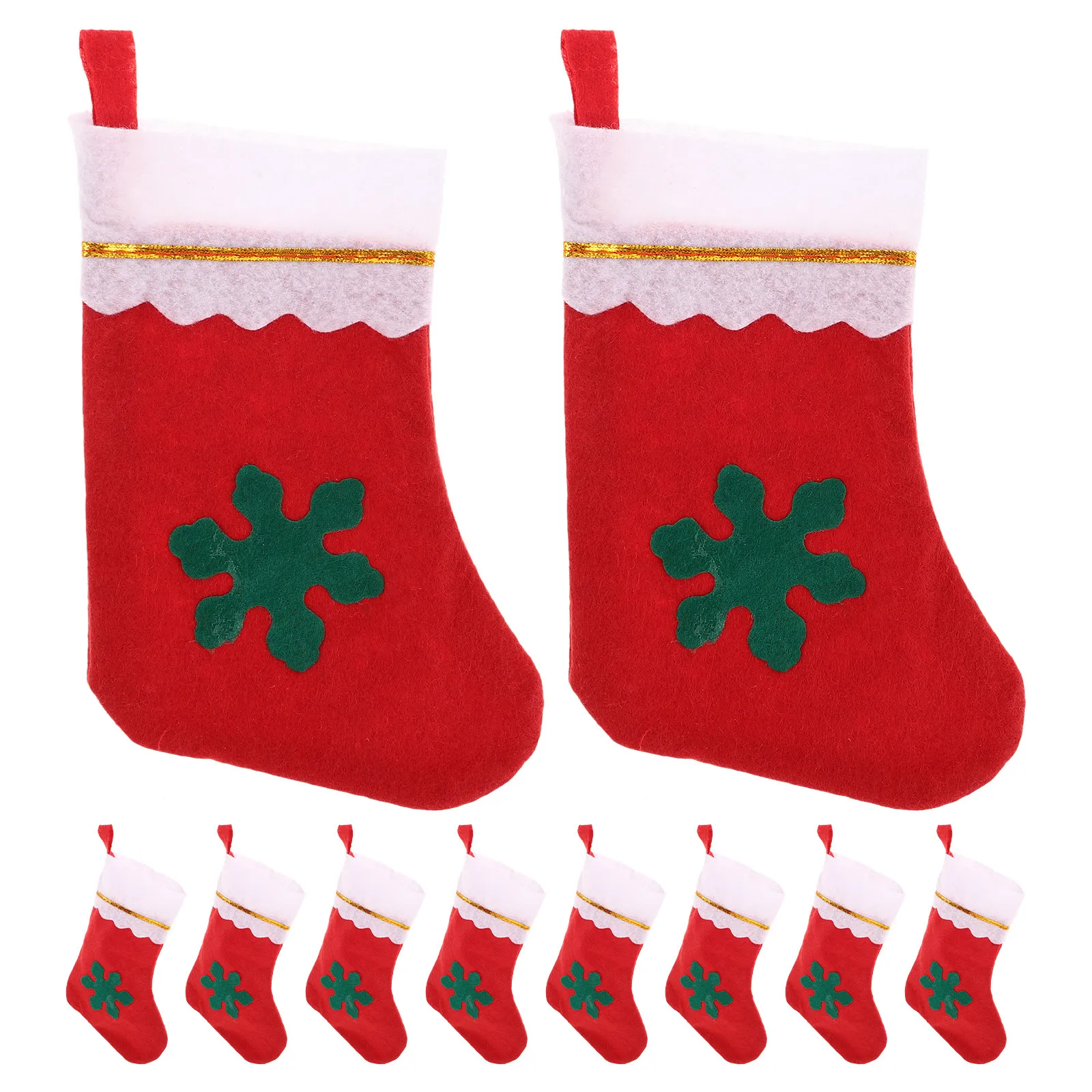 24Pcs Festive Hanging Stockings Skin Friendly Cloth Socks Decor Christmas Tree Mantel Gift Holder Party Decoration Xmas
24Pcs Festive Hanging Stockings Skin Friendly Cloth Socks Decor Christmas Tree Mantel Gift Holder Party Decoration Xmas