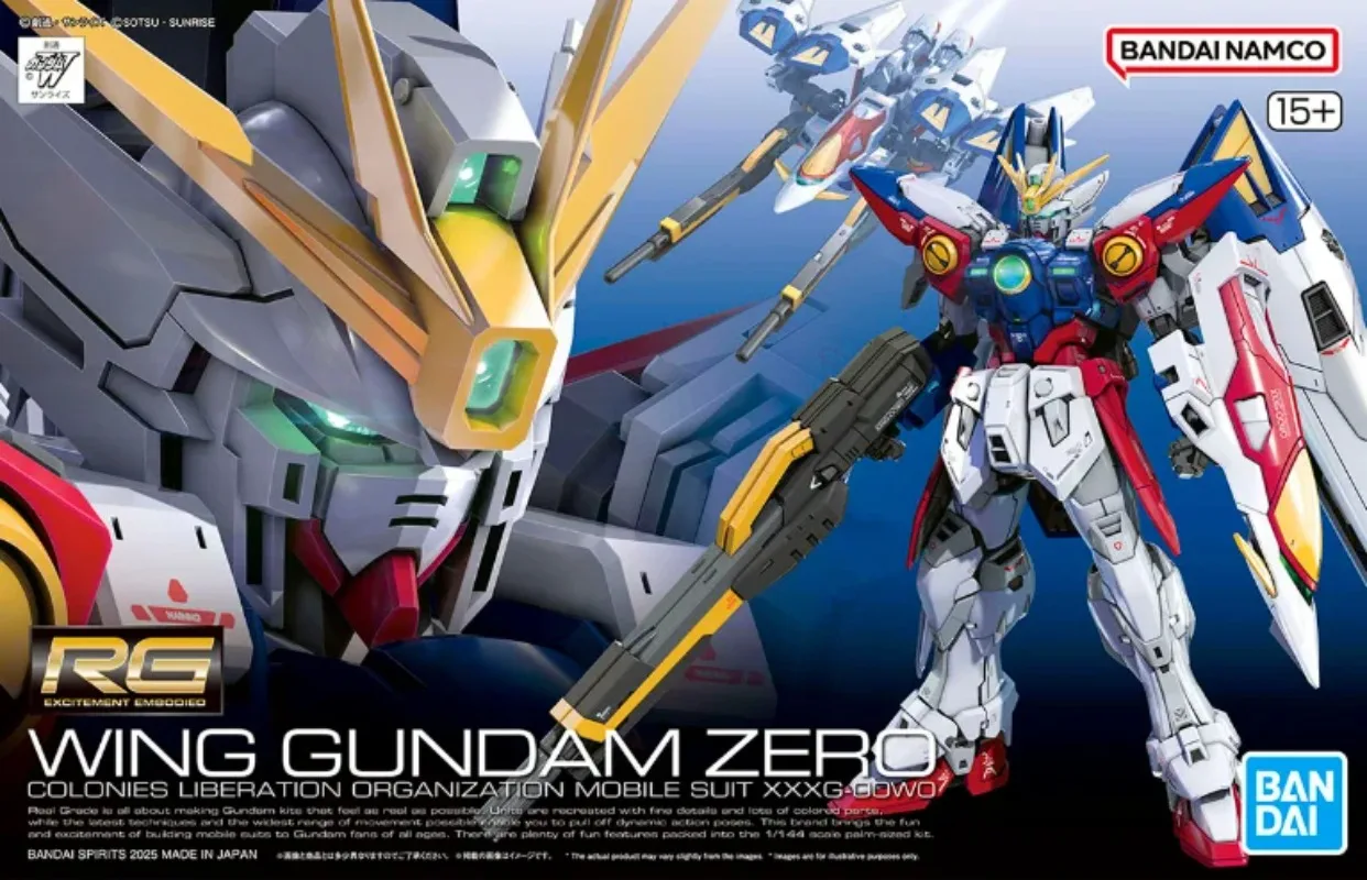 Bandai Original RG 1/144 Wing Gundam Zero EW TV Anime Plastic Model Kit Real Grade Mobile Suit Action Figure Toy
Bandai Original RG 1/144 Wing Gundam Zero EW TV Anime Plastic Model Kit Real Grade Mobile Suit Action Figure Toy