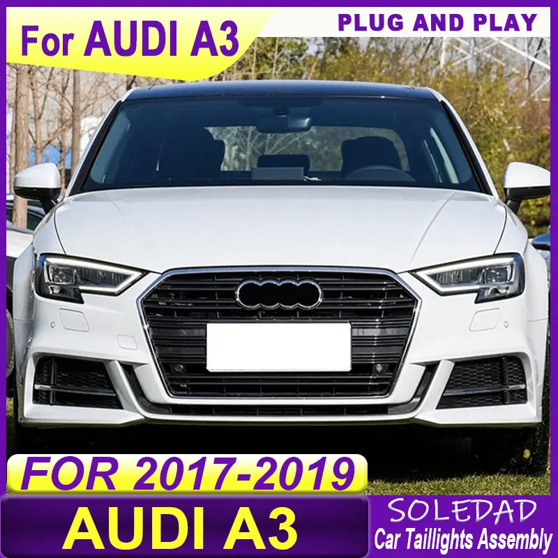 Car Front Lights Assembly For Audi A3 LED Headlights 2017 2018 2019 2020 A3 Head Lamp DRL Automotive Accessories
Car Front Lights Assembly For Audi A3 LED Headlights 2017 2018 2019 2020 A3 Head Lamp DRL Automotive Accessories