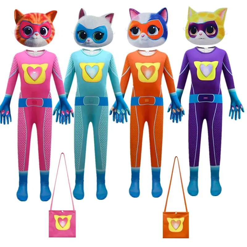 NEW Halloween Super Kitties 1 Season Cosplay Costumes Boy Jumpsuits Sets Christmas Party Clothes Superhero Streetwear Suits
NEW Halloween Super Kitties 1 Season Cosplay Costumes Boy Jumpsuits Sets Christmas Party Clothes Superhero Streetwear Suits