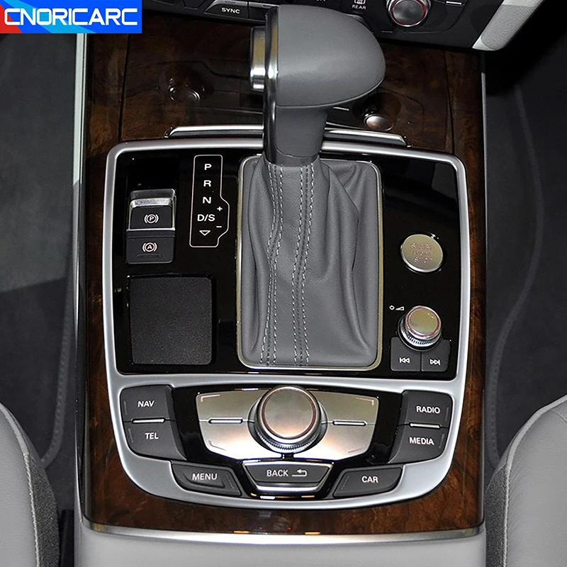 Для Audi A6 C7 2012-2018 автомобильный Стайлинг, центральная консоль, рамка переключения передач, украшение из нержавеющей стали, аксессуары для интерьера, накладка 
Для Audi A6 C7 2012-2018 автомобильный Стайлинг, центральная консоль, рамка переключения передач, украшение из нержавеющей стали, аксессуары для интерьера, накладка