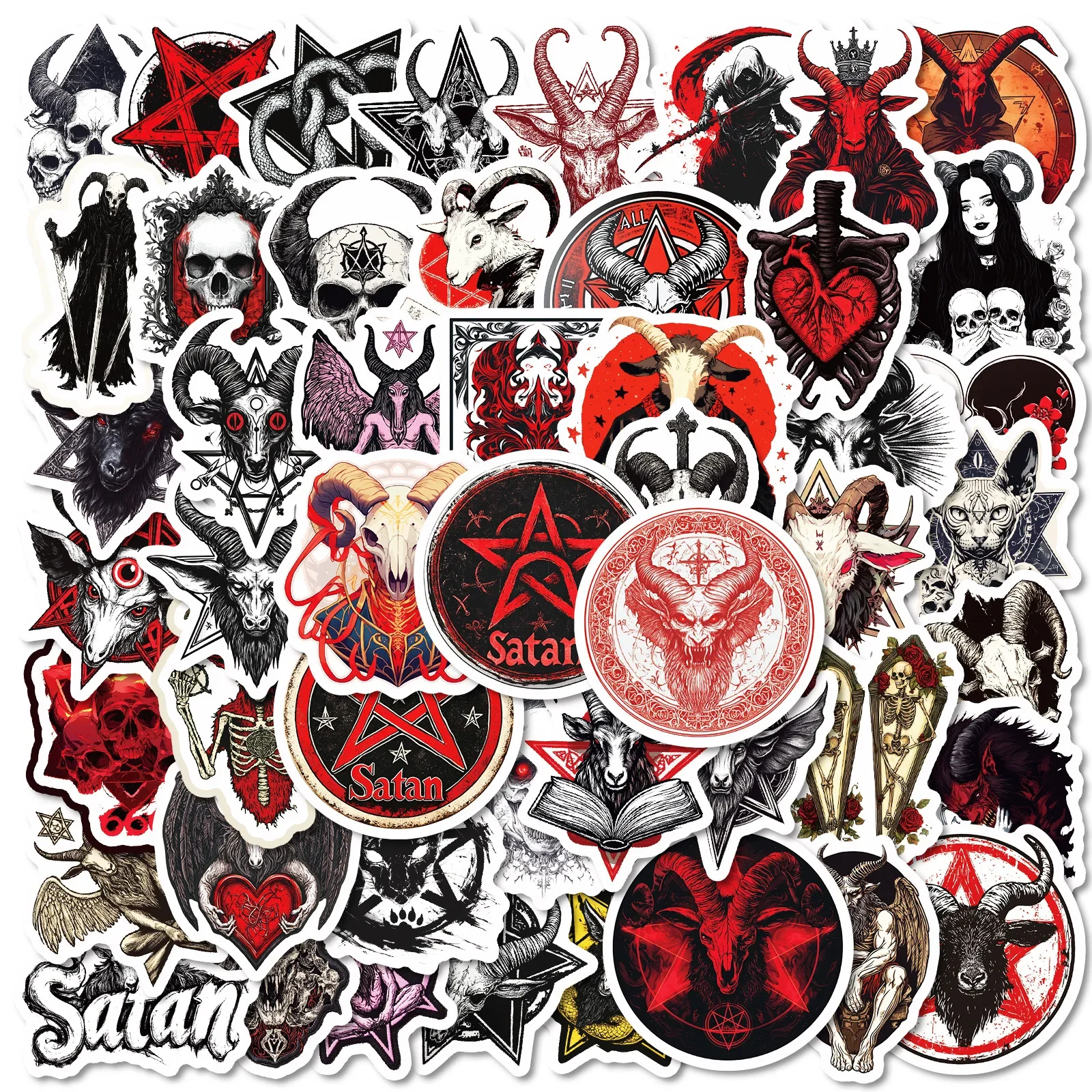10/50PCS New Horror Satanic Graffiti Stickers DIY Phone Case Laptop Phone Guitar Skateboard Helmet Diary Dark Cool Sticker Decal
10/50PCS New Horror Satanic Graffiti Stickers DIY Phone Case Laptop Phone Guitar Skateboard Helmet Diary Dark Cool Sticker Decal