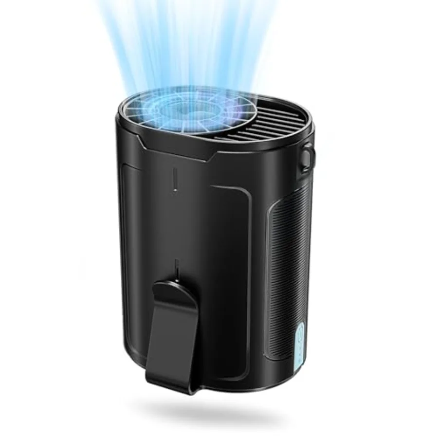 Portable Waist Fan, Wearable Shirt Fan Rechargeable with 25H Battery Life, 6600RPM Strong Wind, 4-in-1 Hands-Free Cool Clip Fan
Portable Waist Fan, Wearable Shirt Fan Rechargeable with 25H Battery Life, 6600RPM Strong Wind, 4-in-1 Hands-Free Cool Clip Fan