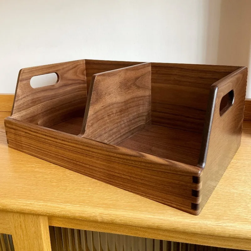 Double Compartment Storage Box Walnut Wood Desktop Organizer for Office Premium Container for Craft Supplies Home Keepsake Box
Double Compartment Storage Box Walnut Wood Desktop Organizer for Office Premium Container for Craft Supplies Home Keepsake Box