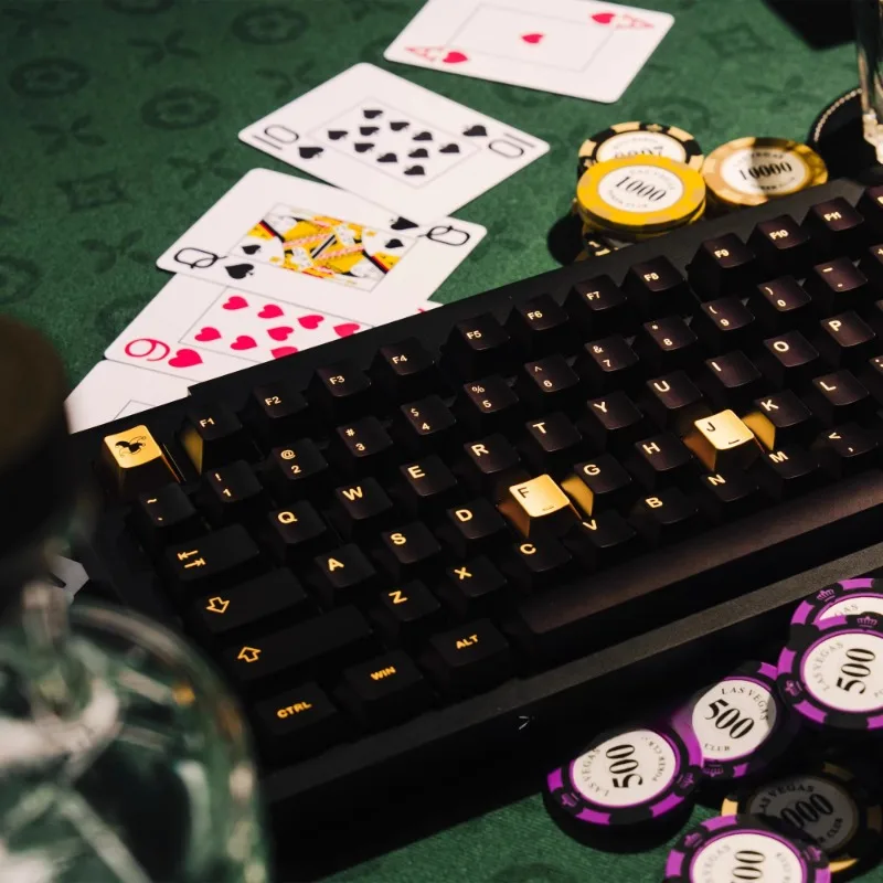 Spade A Theme Keycaps Set 112key Customized PBT Sublimation Cherry Profile Keyboard Caps for Mechanical Keyboard Accessories
Spade A Theme Keycaps Set 112key Customized PBT Sublimation Cherry Profile Keyboard Caps for Mechanical Keyboard Accessories