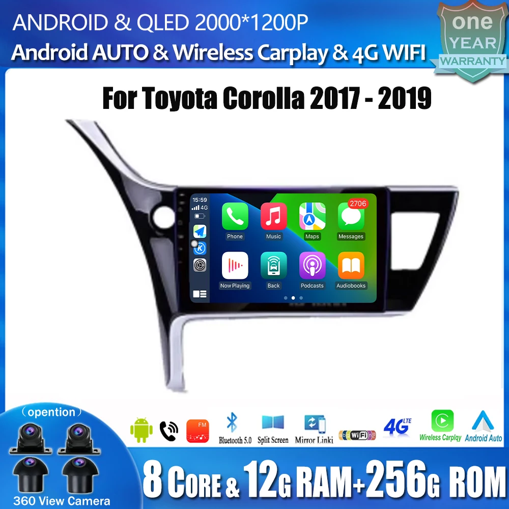 Автомобильный радиоприемник, мультимедийный DVD-плеер для Toyota Corolla 2017-2019, GPS-навигация, Carplay LTE DSP, авторадио, Android 14, WIFI, зеркало
Автомобильный радиоприемник, мультимедийный DVD-плеер для Toyota Corolla 2017-2019, GPS-навигация, Carplay LTE DSP, авторадио, Android 14, WIFI, зеркало