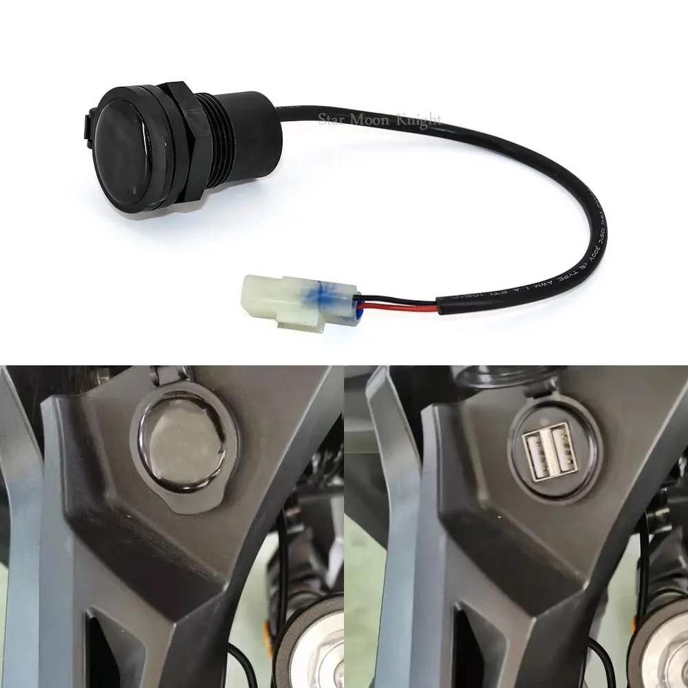 Socket Splitter 2 USB Charger Cover Car Charger with Led Light Power Adapter Motorcycle Socket Mount For Honda CB500X 2019
Socket Splitter 2 USB Charger Cover Car Charger with Led Light Power Adapter Motorcycle Socket Mount For Honda CB500X 2019