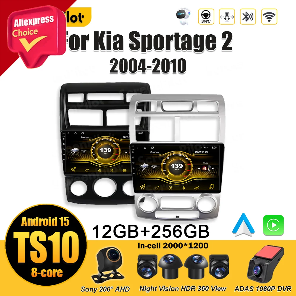 Android 15 for Kia Sportage 2 2004 2005 2006 2007-2010 Car Radio Multimedia Video Player Stereo Head Unit 2 din Android Auto DSP
Android 15 for Kia Sportage 2 2004 2005 2006 2007-2010 Car Radio Multimedia Video Player Stereo Head Unit 2 din Android Auto DSP