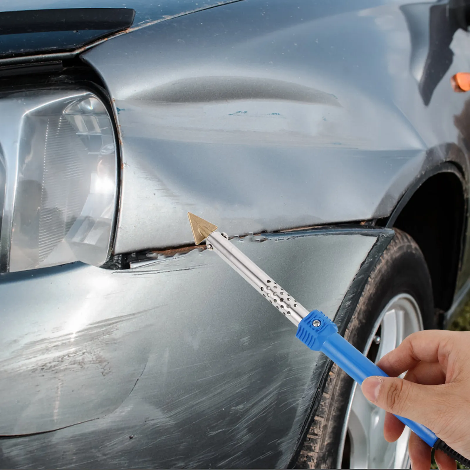 Plastic Welding Pen Car Plastic Welding Tool Efficient Bumper Repair Kit Auto Staple Dent Remover Tool for Car Us Plug
Plastic Welding Pen Car Plastic Welding Tool Efficient Bumper Repair Kit Auto Staple Dent Remover Tool for Car Us Plug