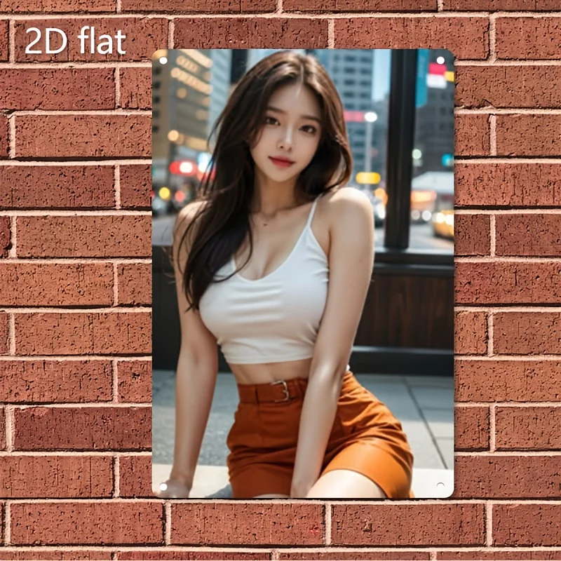 Металлическая вывеска - Винтажный женский постер с белым верхом и оранжевыми шортами - Ретро-кафе, бар, дом, офис - Прочный железный констр
Металлическая вывеска - Винтажный женский постер с белым верхом и оранжевыми шортами - Ретро-кафе, бар, дом, офис - Прочный железный констр