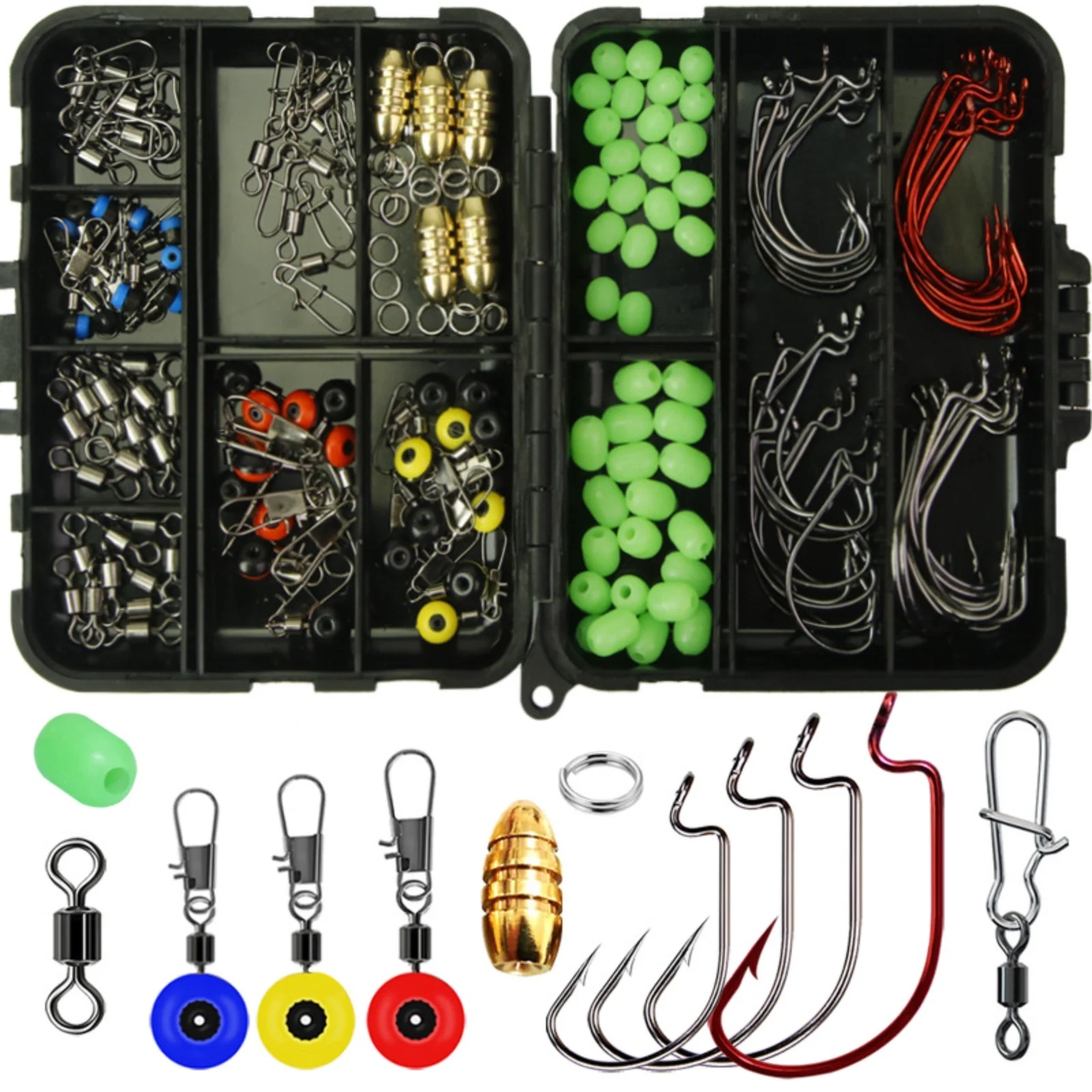 TAIGEK Fishing Accessories Kit,Fishing Set with Tackle Box,Accessories,Including Saltwater trout lure fishing lures lot
TAIGEK Fishing Accessories Kit,Fishing Set with Tackle Box,Accessories,Including Saltwater trout lure fishing lures lot