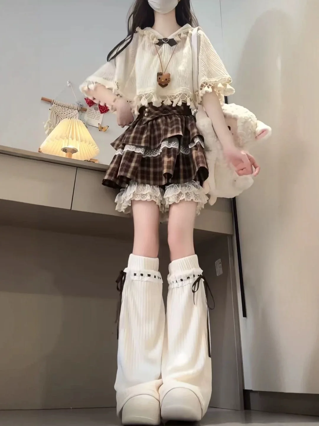 Summer Sweet Girl Cake Skirt Set Women's Furry Shawl Top Puffy Skirt Two-Piece Set High Waist Short Sleeve Hooded Casual Outfit
Summer Sweet Girl Cake Skirt Set Women's Furry Shawl Top Puffy Skirt Two-Piece Set High Waist Short Sleeve Hooded Casual Outfit