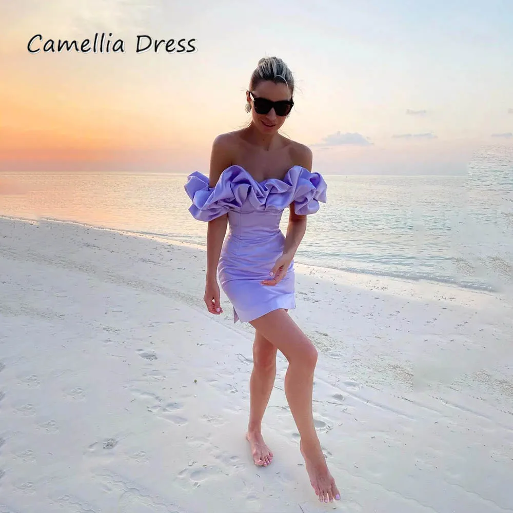 Seductive Strapless Mermaid Evening Dresses Mini Off The Shoulder Stylish Prom Dresses Above Knee Open Back Noble Party Dresses
Seductive Strapless Mermaid Evening Dresses Mini Off The Shoulder Stylish Prom Dresses Above Knee Open Back Noble Party Dresses