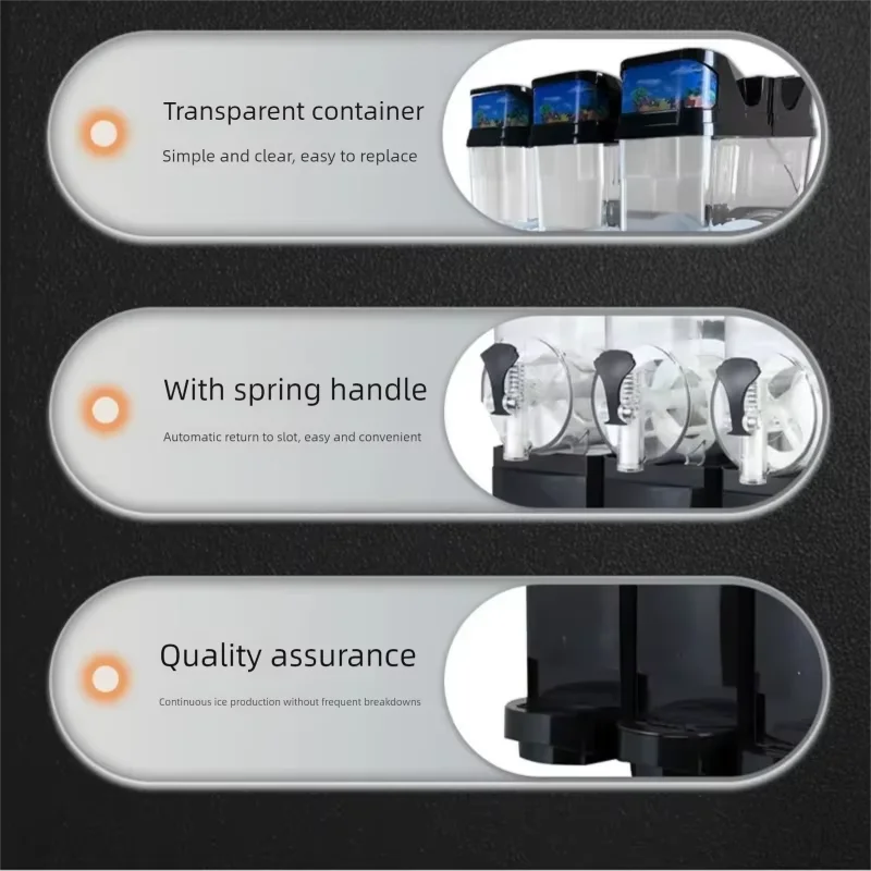 New Industrial Small Slush Machine Durable Bearings Home Restaurant Use
New Industrial Small Slush Machine Durable Bearings Home Restaurant Use