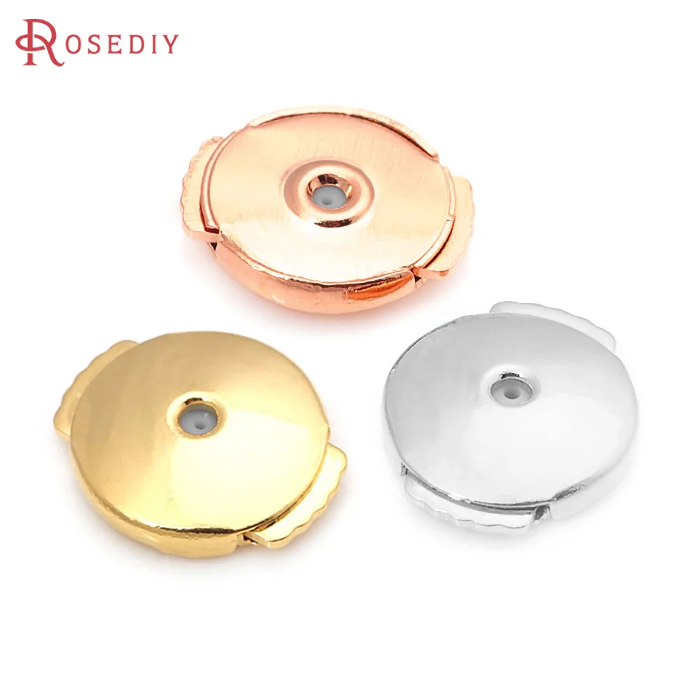 10PCS 18K Gold Color Brass Round Stud Earring Back Stopper Jewelry Making Supplies Earrings Diy Accessories
10PCS 18K Gold Color Brass Round Stud Earring Back Stopper Jewelry Making Supplies Earrings Diy Accessories